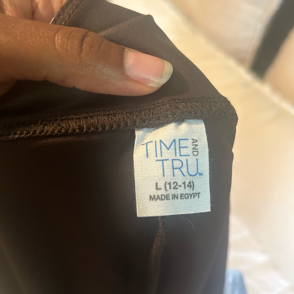 Faux leather leggings